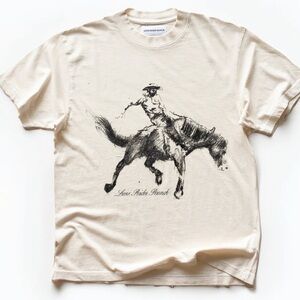 Cream Cowboy Graphic Tee